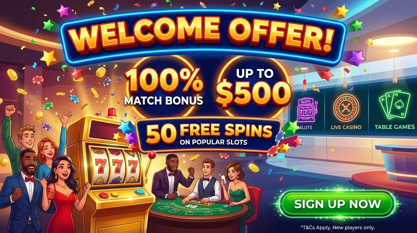 Willkommensangebot bei Lucky hunter casino